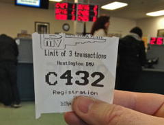 how is wait time at huntington dmv?